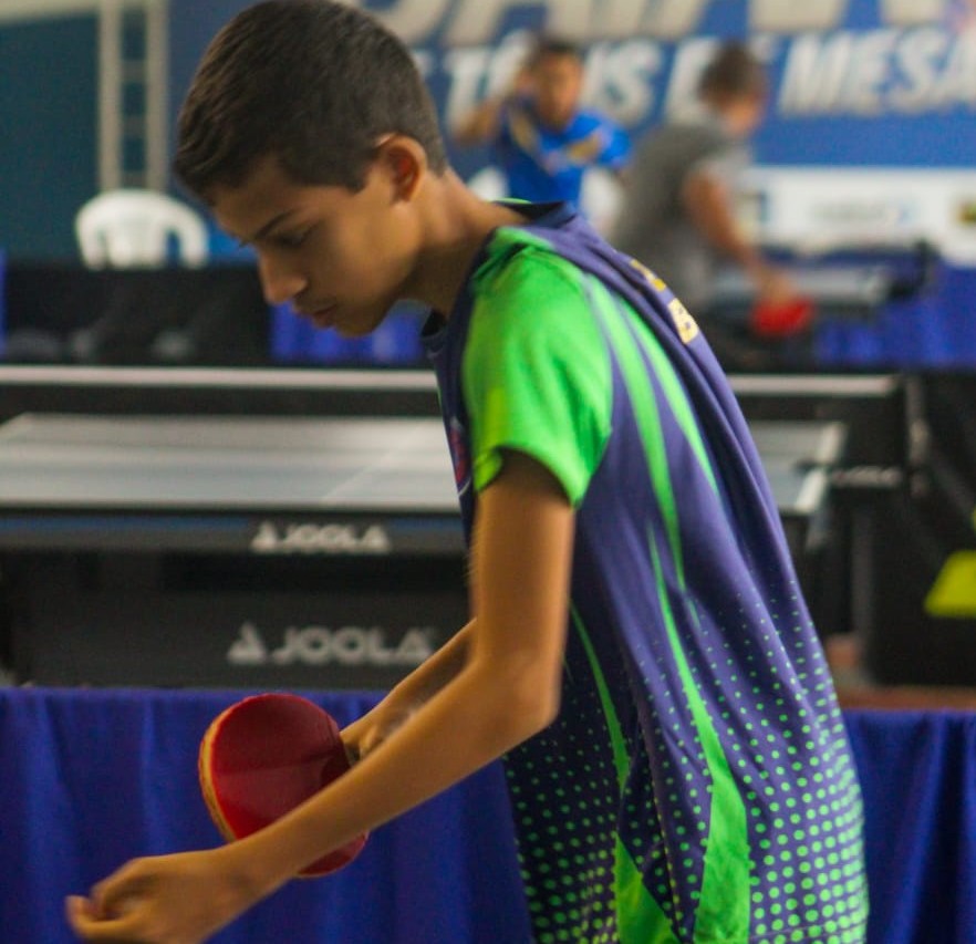 Davi Lobo treinando